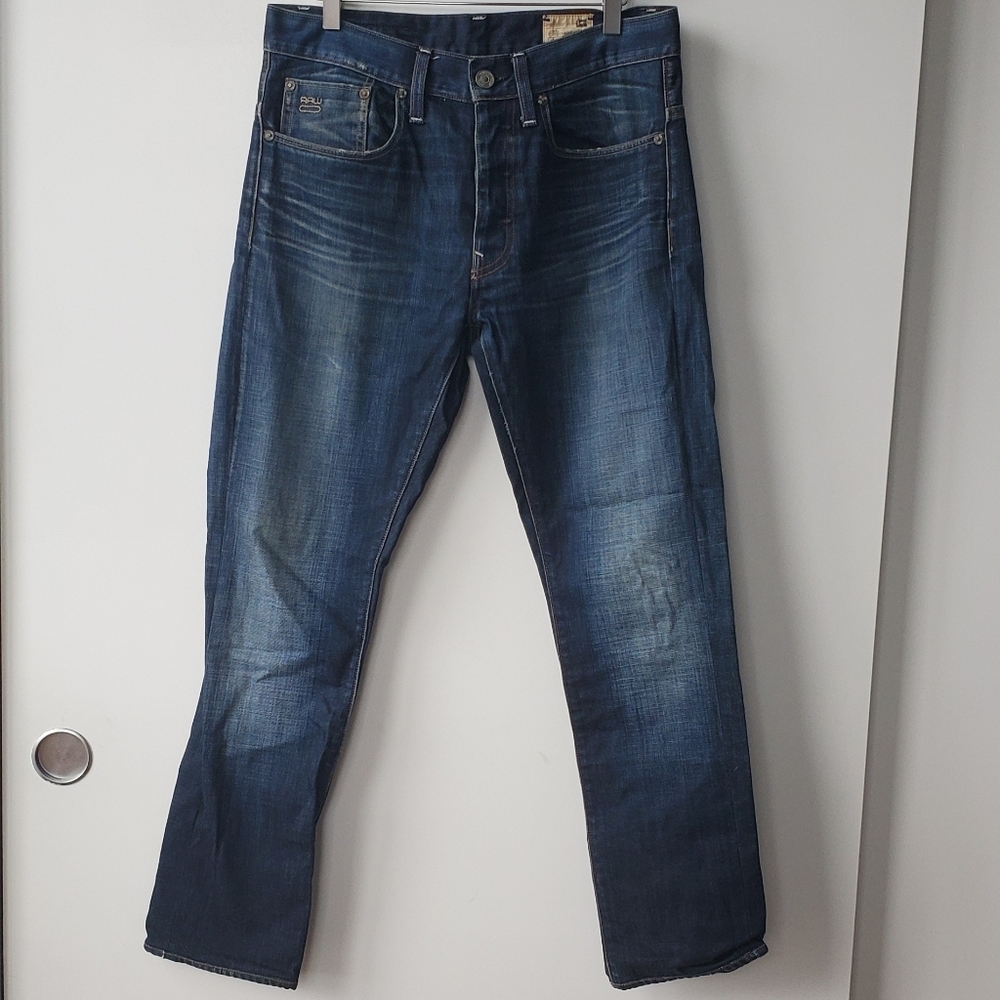 G Star Raw 3301 dark wash jeans no size